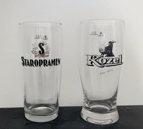 2x pohár na pivo 0,5l,