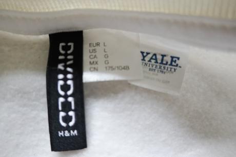 Mikina h&m yale, h&m,l