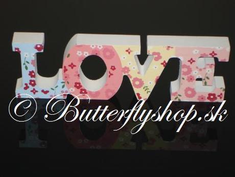 Dekorácia "ditsy love",