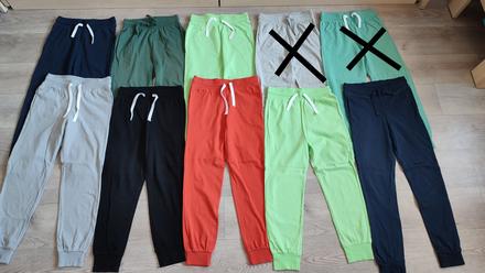 Tepláky basic, h&m,134