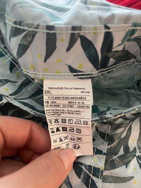 Benetton nohavice na traky v.160, benetton,164