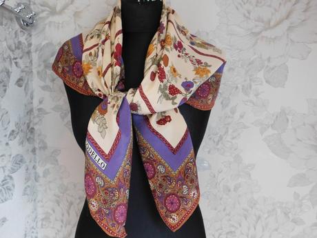 Codello kvalitná luxusna hodvabna elegantná šatka, xl