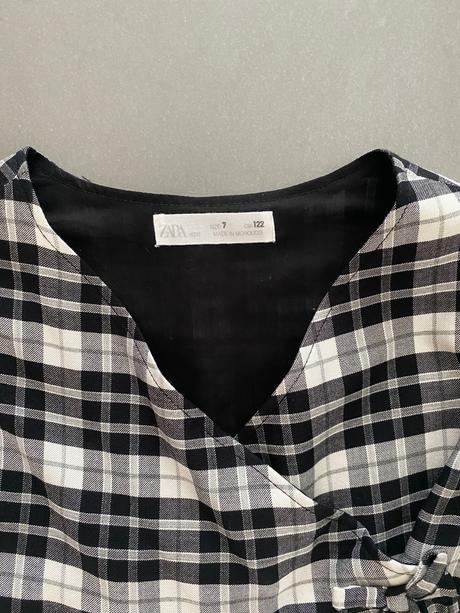 Šaty kocka, zara,122