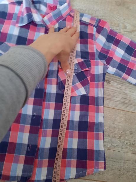 Trendy košela k rifliam 134- 140, lupilu,140