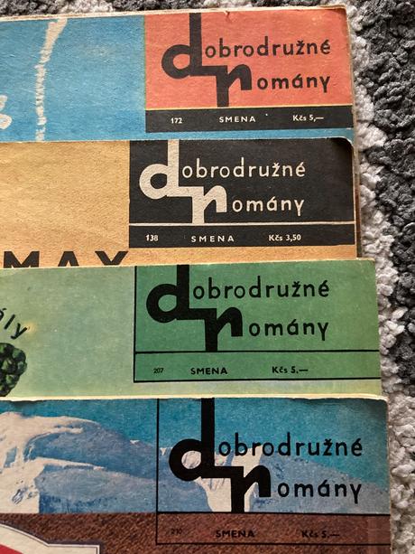 Dobrodružné romány 70te roky, 