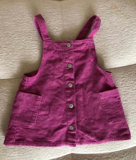 Ružovo - fialové menčestrové šaty zara, 86, zara,86