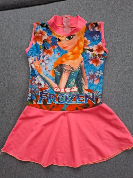 Plavkové šaty frozen, 110