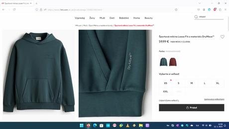 Mikina zlatan ibrahimovič hm, david beckham hm, h&m,l / xl / xxl
