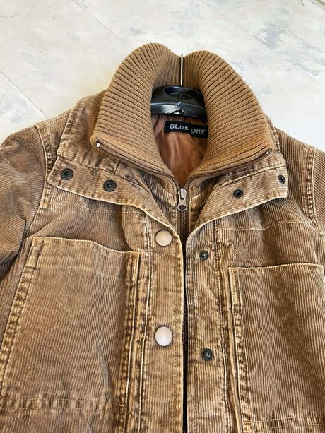 Zateplený vintage kabát xs/s, s