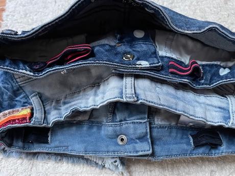 2 riflové šortky desigual a gap, desigual,122