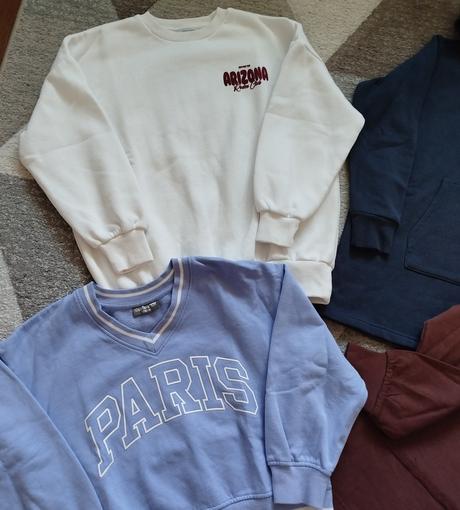 Pohodlné mikiny 4ks, primark,140