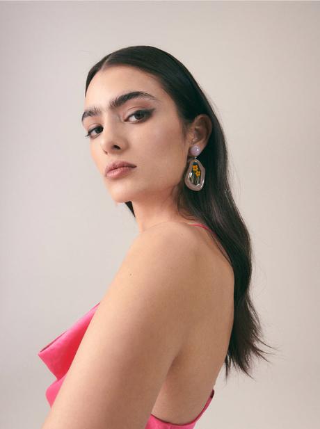 Krásne saténové šaty reserved, reserved,s