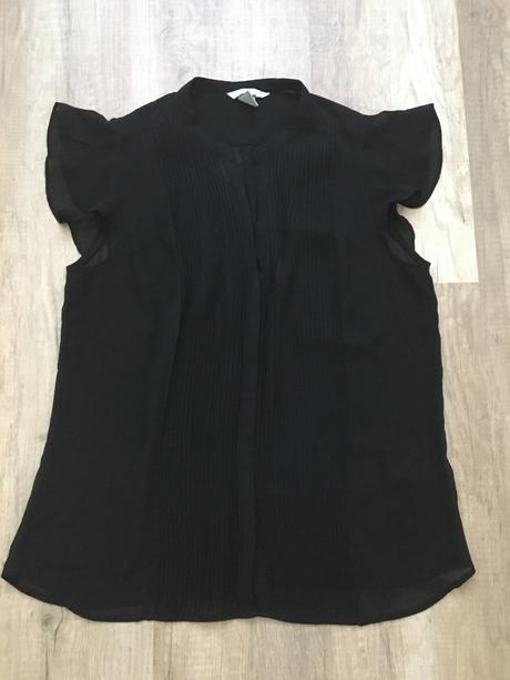 Priesvitná blúzka bez rukávov, h&m,38