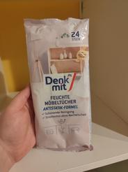 Denkmit vlhčené utierky na nábytok, 24 ks