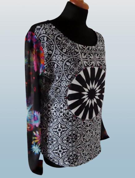 Top desigual mandala, veľ. l, desigual,l