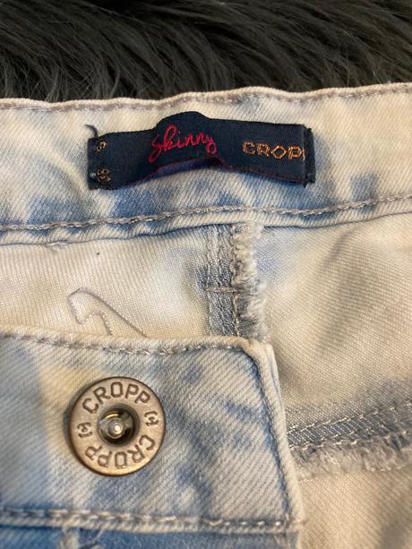 Rifle značka cropp - veľ. s / 36 - vysoký pás, s