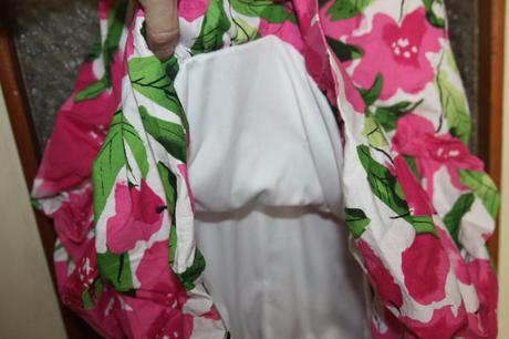 Kvietkovane bavlnene saty, 140