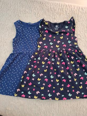 2 x letné šaty veľk. 98/104, 98