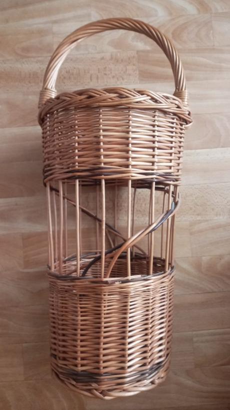 Ručne pletený košík, 