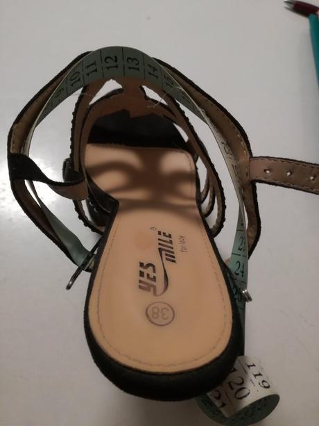 Sandále na platforme, 38