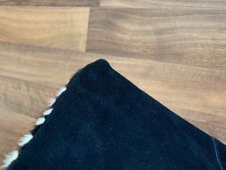 Clutch brusena koza zvieraci vzor, mango