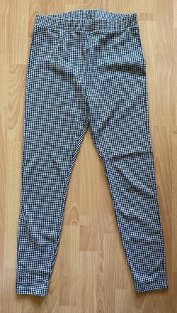 Pepitkové úzke legíny- šponovky, amisu,m