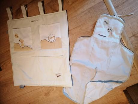 Vreckár naf naf a prebalovacia podložka,