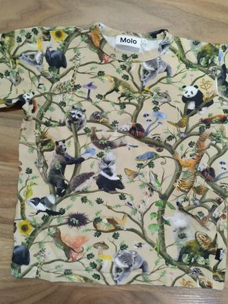 Tričko se zvířátky molo, 116