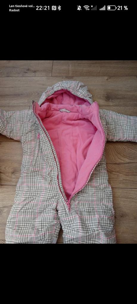 Dievčenský overal na zimu h&m 80, h&m,80