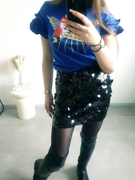 Sukňa s flitrami m, m