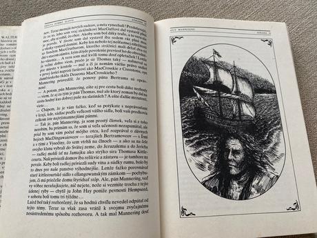 Krásny historický román scott walter guy mannering,