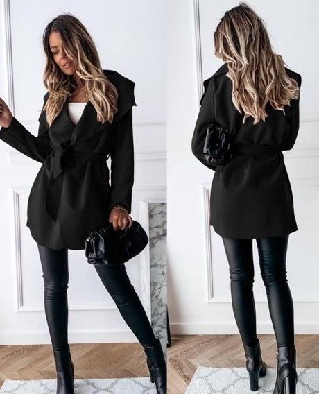 Predám nádherný čierny kabátik, s/m, s