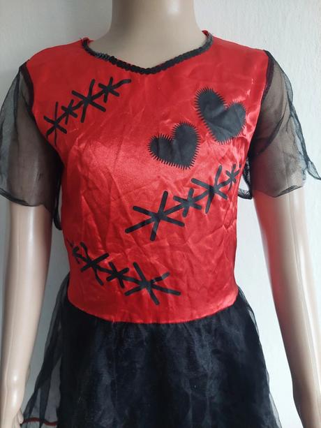 Čertík karnevalové šaty veľ.104-116,