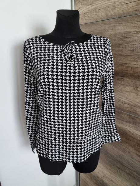 Elegantná blúzka so vzorom značky comma, 42