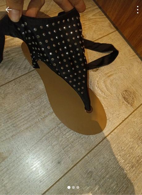 Čierne sandále, 38