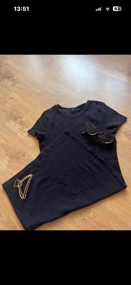 Šaty čierne, sinsay,l