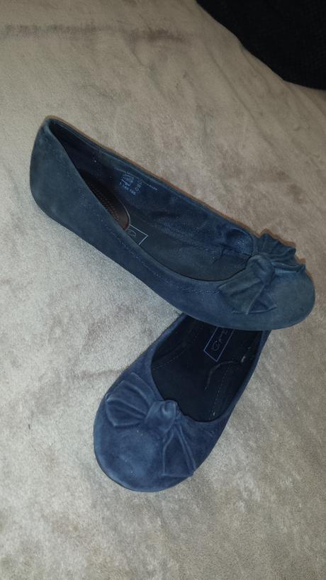 Damske kozene balerinky, deichmann,36