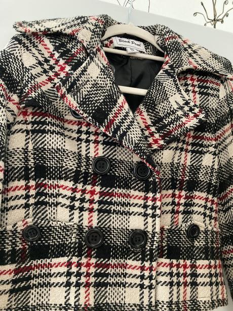 Krátky kabát / vlna - - - nové,