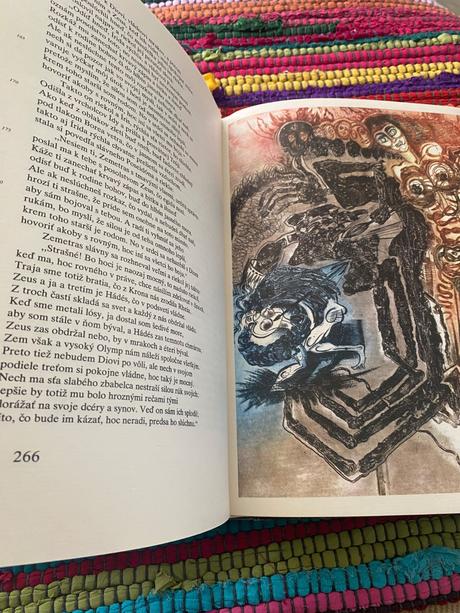 Krásna stará retro kniha homéros - ílias 1986, 