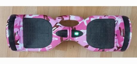 Ružový hoverboard tw02 s bluetooth reproduktorom a,