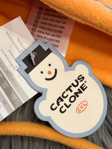 Oranžová súprava čiapka, šál, rukavice (12-18mes.), cactus clone,80 / 86 / 92