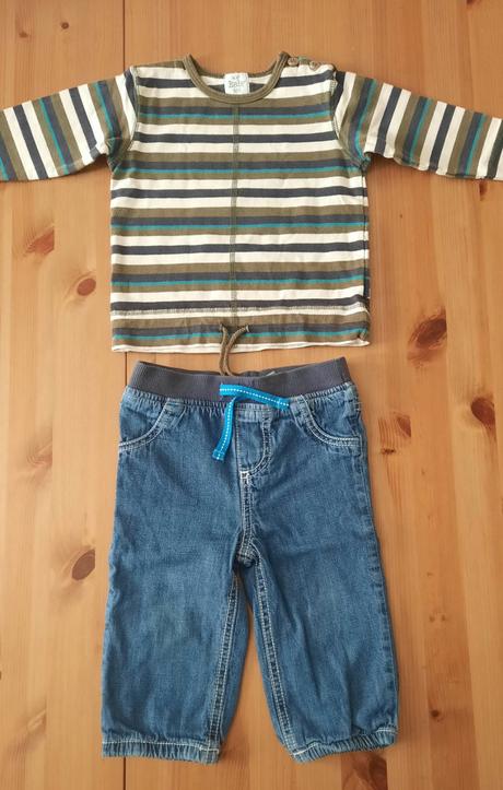 Zateplené rifle s mikinou, f&f,80