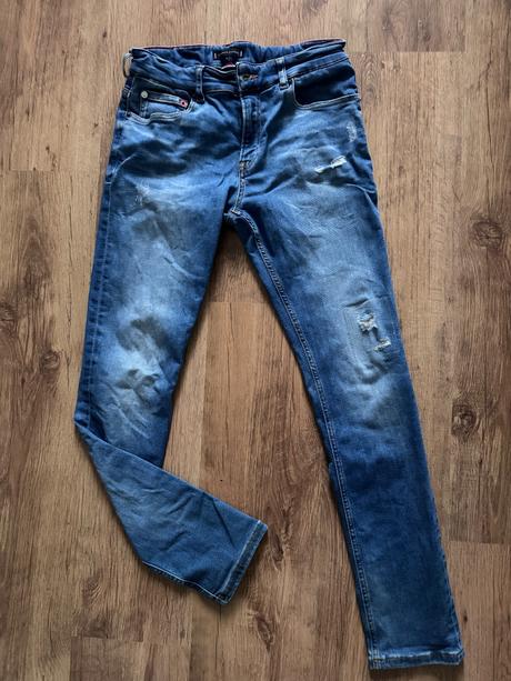 Chlapcenske rifle t.hilfiger, velkost 164, tommy hilfiger,164