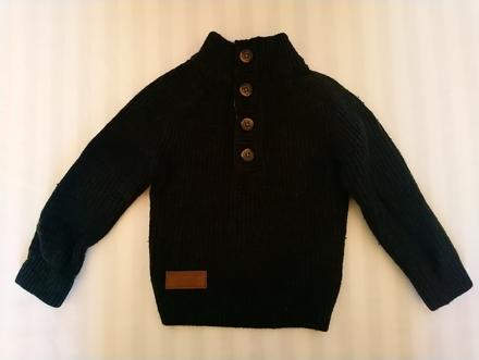 Chlapčenský sivo čierny pulóver, rebel, rebel,80