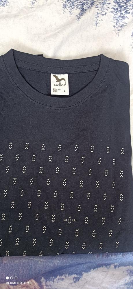 Nove tmavomodre tricko s kr.r., l
