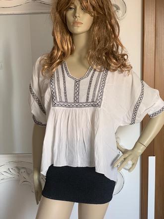 Vysivana tunika bik bok, l