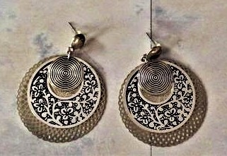 Filigránové náušnice - etno/boho štýl, 