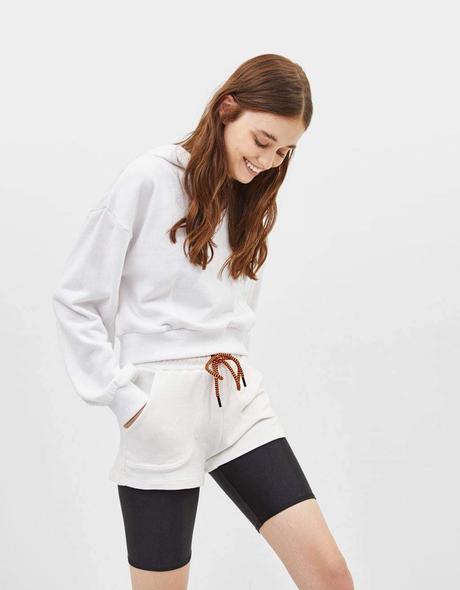 Dámske teplákové šortky bershka (m), bershka,m