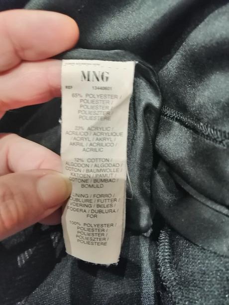 Šaty mango vzor rybia kostra vs, mango,s