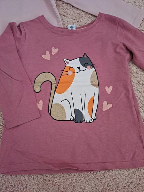 3x tričká pre dievčatko, 104